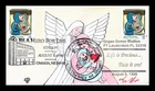 US COVER ORGAN & TISSUE DONATION FDC DUAL HAND CANCEL PUGH HAND PAINTED