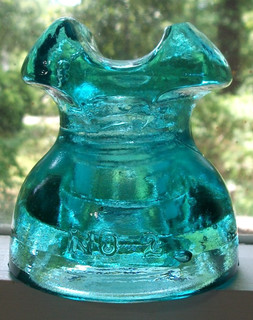 Prism No 2 Electric Power Insulator CD 252 SB Knowles By Novelty Glass NJ