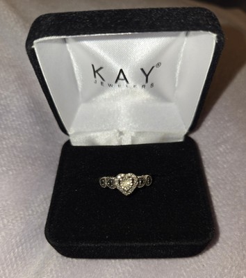 Black/White Diamonds 1/5 CT TW Sterling Silver