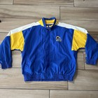 Vtg 1990 Starter NFL LA Rams Windbreaker Full Zip Jacket Proline Football 3XL