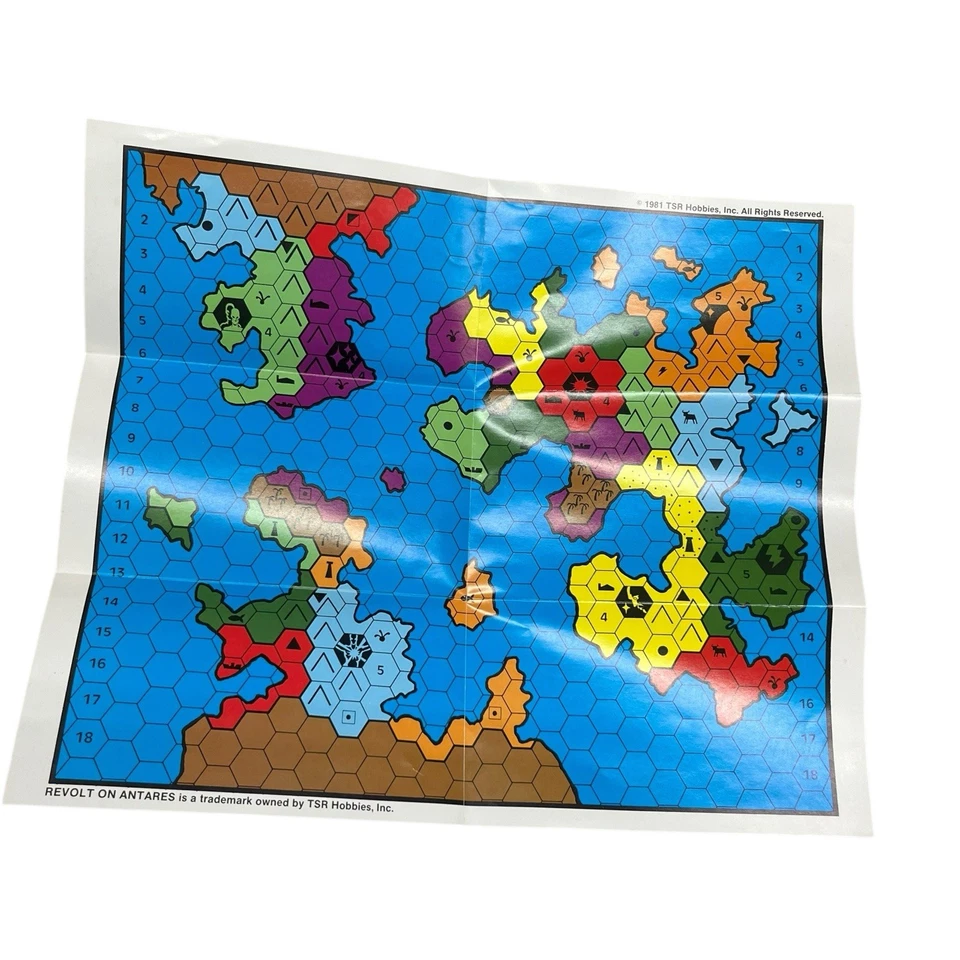 Vintage TSR 1981 Revolt on Antares Science Fiction Mini-Game - Image 3 of 4