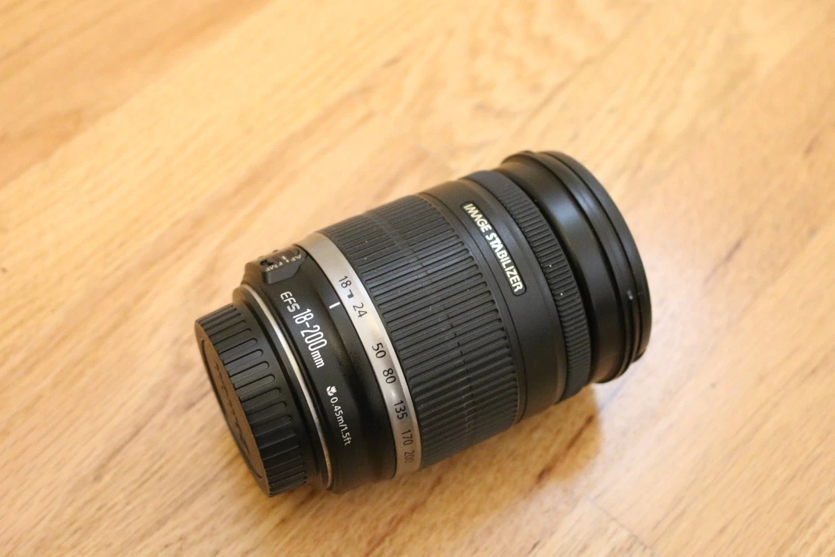 Canon EF-S Standard Camera Lenses 18-200mm Focal for sale | eBay