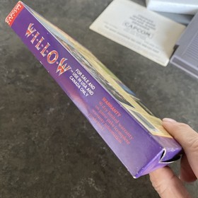 Willow (Nintendo NES, 1989) Complete CIB Cartridge + Box + Manual Nice Condition