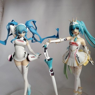 Hatsune Miku Racing Miku Figure Set 2014 2015 Collectible Anime Japan