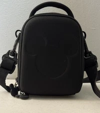 Disney Mickey Mouse Camera Case Carrier Bag Black- Adjustable Strap. Crossbody