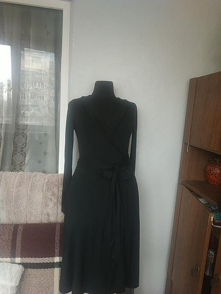 Women Banana Republic Dress Black Viscose 36 / S /