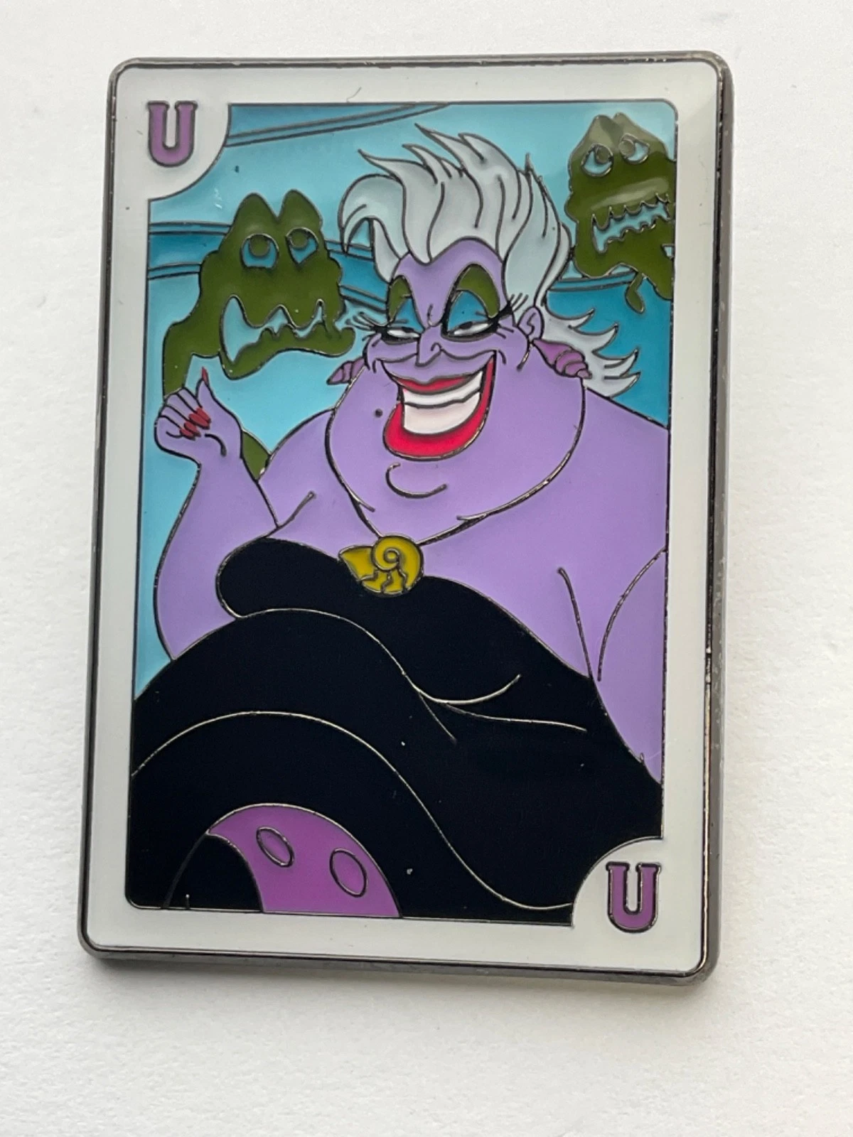 Disney Loungefly Villains Playing Cards Card Pin Little Mermaid Ursula G3