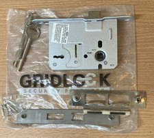 Gridlock 3 Lever Mortice Sashlock - 3" / 76mm - S/C - Reversable Latch C/W Keep