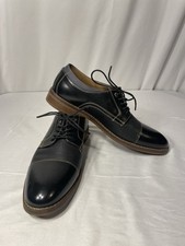 Chaps Daywear Men's Size 13 Black Cap Toe Lace Up Dress Shoes New