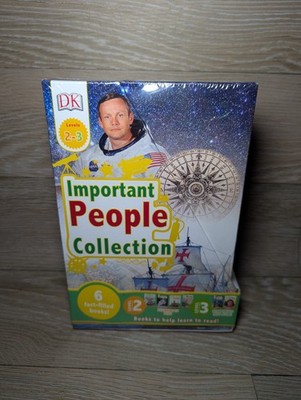 DK Important People Collection 6 Book Box Set Level 2-3 Biographies New 2019