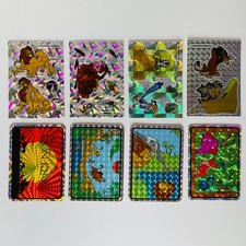 The Lion King Vending Machine Sticker Set of 8 Rare Disney 1994 Simba Timon