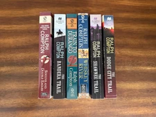 Lot of 6 Ralph Compton Western paperbacks - FREE SHIPPING