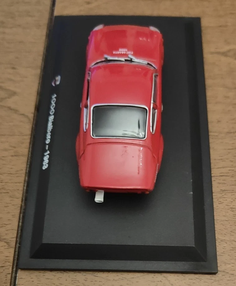 MODELLINO AUTO FIAT ABARTH 1000 BIALBERO-1963 COLLEZIONISMO - Immagine 2 di 4