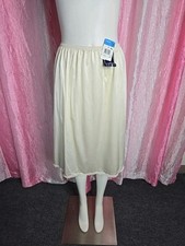 Vanity Fair Vintage Satin Glance Petti Slip Made In USA 24  Size XL