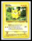 ⚡ Pikachu 60/64 Jungle Set Non Holo Foil Pokemon 1999 Vintage Card