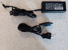 Genuine HP AC Adapter Charger Blue Tip  9' cable- PPP009A 709985-004 710412-001