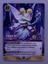 Disney Lorcana TCG Tinker Bell-Snowflake Collector Store Participant 33/P3 Promo
