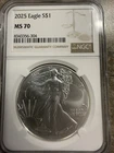 2025 American Silver Eagle - NGC MS70