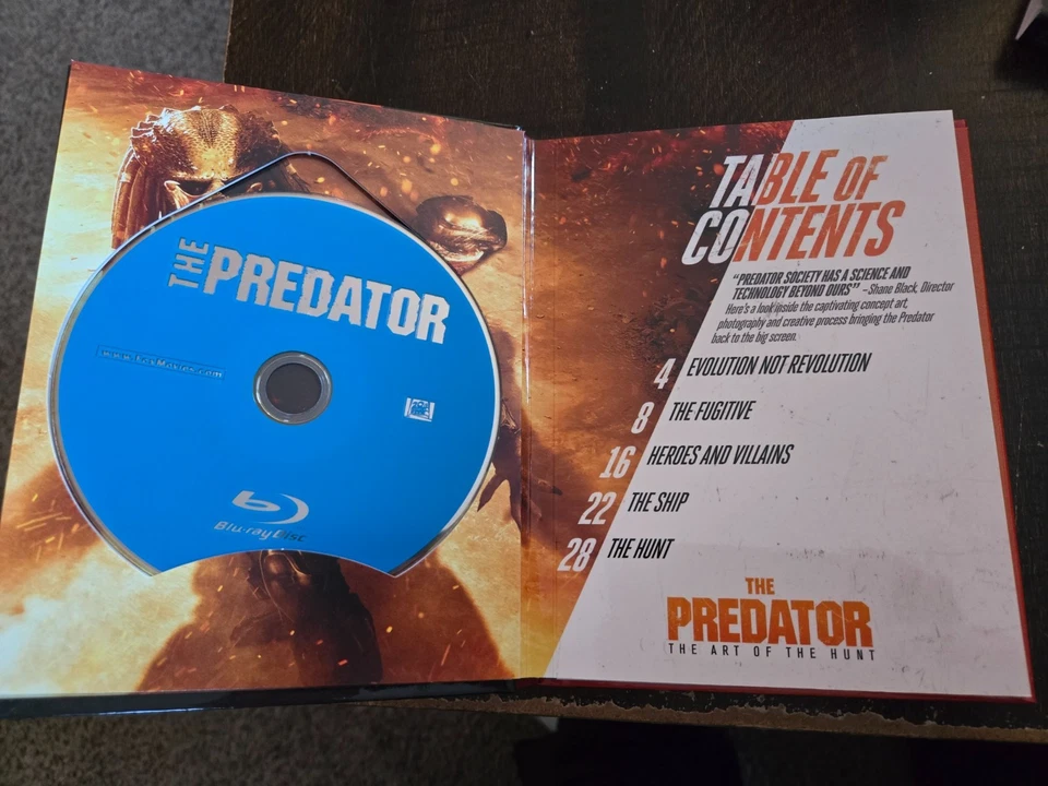 The Predator Limited Edition 36-Page Book Predator (Blu-Ray / DVD Combo) - Image 2 of 4