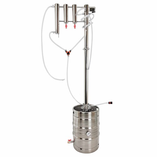 Distillation Apparatus – 50L Reflux Column Still with Cold Fingers