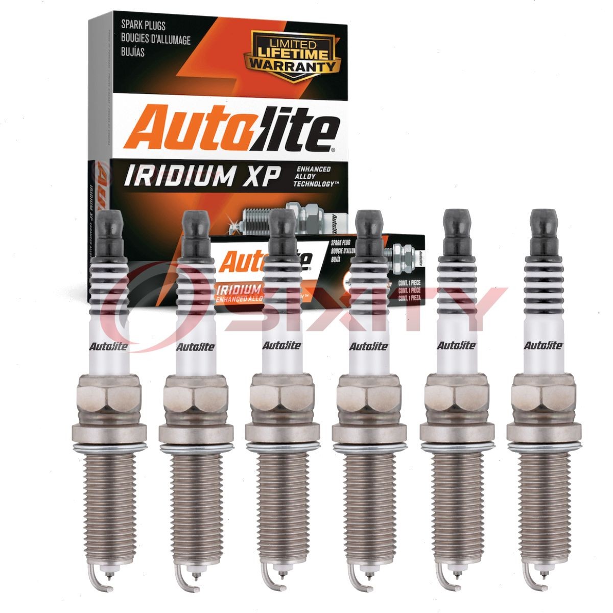 6 pc Autolite Iridium XP XP5684 Spark Plugs for REA12WMB4 3439 12568387 lw