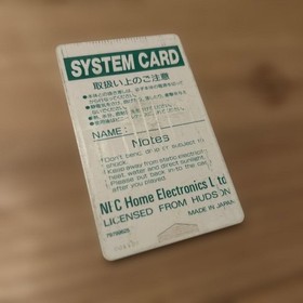 PC Engine CD-ROM SYSTEM CARD Ver.1.0 Japan Region