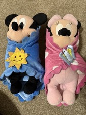 Mickey  Minnie Mouse Plush Blanket Disney Babies Disney Parks Authentic