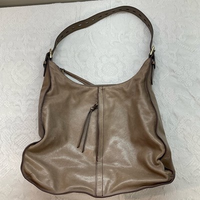 Hobo  Marley Hobo / Shoulder Bag Taupe Leather - PRE-OWNED