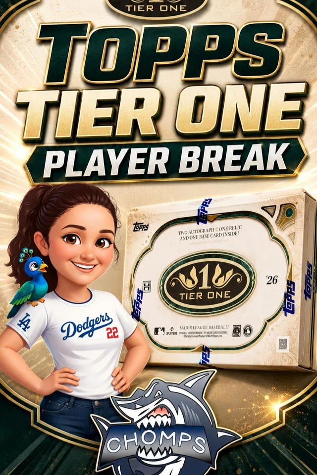 2026 Topps Tier One 1-Case 12-Box Player Break #1