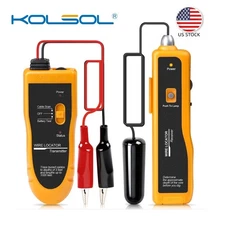 KOLSOL F02 Underground Cable Wire Locator&Pet Fence Wires Lan Tester w/Earphone