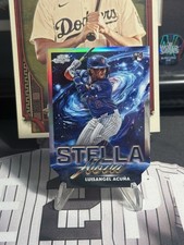 2025 Topps Cosmic Chrome Luisangel Acuna Stella Nova RC Rookie #SN-14 Mets