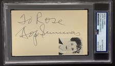 Hope Summers (Andy Griffith Show) signed 3x5 card PSA/DNA Encapsulated