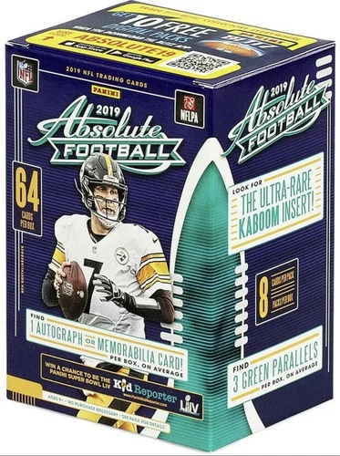 2019 Panini Absolute Football Sealed Blaster Box 1 auto or relic