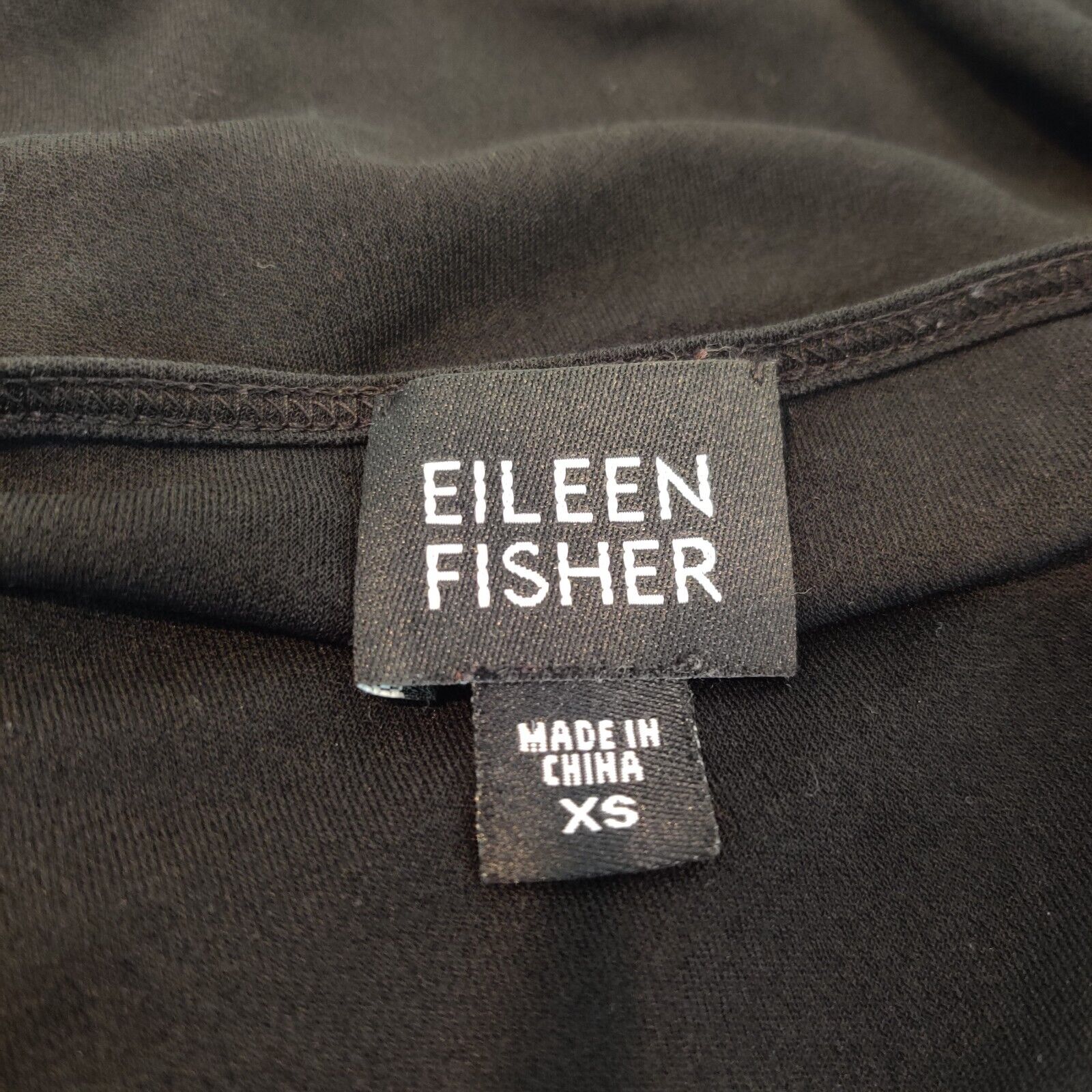 Eileen Fisher Silk Tank Top Size XS Womens Black … - image 5