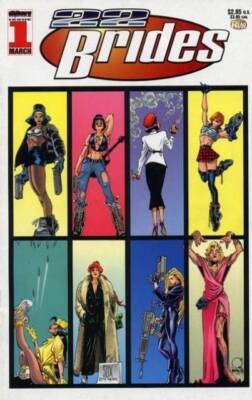 22 Brides (1996) #   1-4 + 4B (7.0/9.0-FVF/NM) Complete Set 1st Painkiller Jane