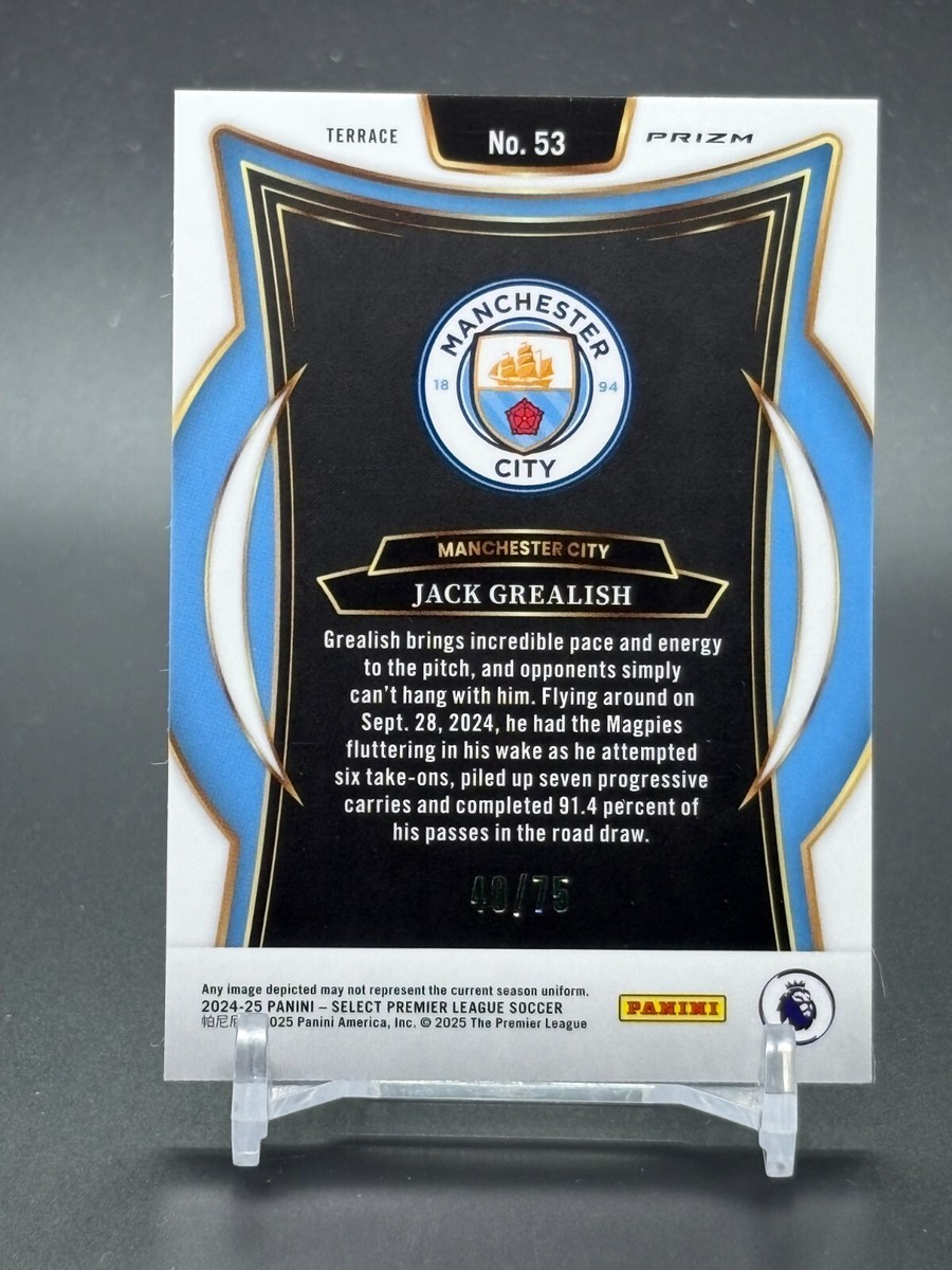2024-25 Panini Select EPL Orange Prizm #53 JACK GREALISH
