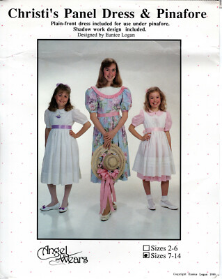 ''Christi's Panel Dress & Pinafore'' Angel Wears Eunice Logan Choose Size 2-5/6-10