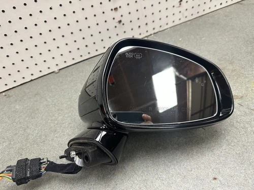 Passenger Side View Mirror Black Chrome With Memory Fits 18-21 STINGER GT2 