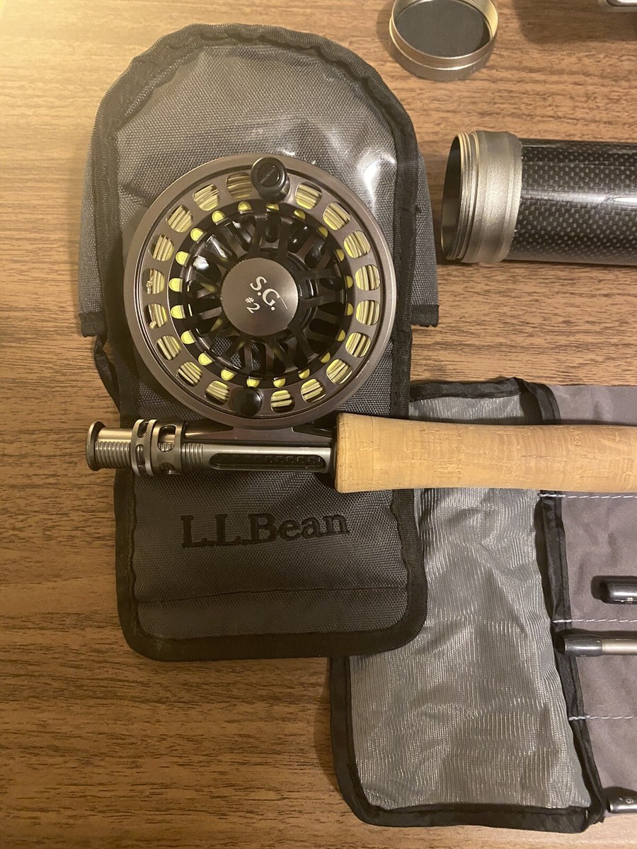 Bean Silver Ghost 10’ 6-Weight Fly Rod Silver Ghost #2 Large Arbor  Reel