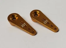 2 PCS. CNC 25T ALUMINUM SERVO ARM TWO PIECES  - U.S. SELLER