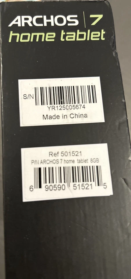 Archos 7 8GB Android Home Tablet V2 MP4/MP3/Photo Viewer (501521) BOXED - Image 2 of 4