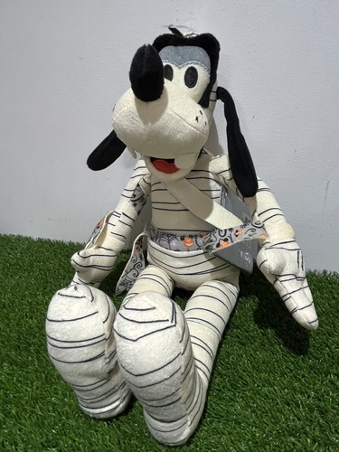 Disney Goofy Mummy Halloween Plush Soft Toy Disneyland Paris 2018 With Tag 14” - Picture 2 of 9