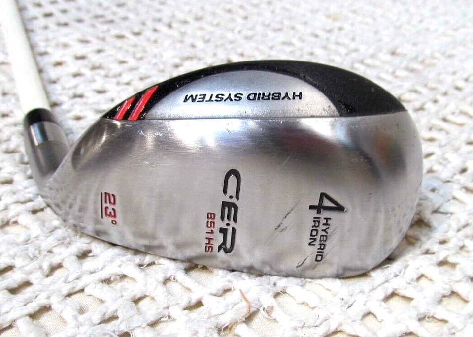 Maltby C.E.R. Hierro híbrido 851HS 23* grado 4 39" diestro ~ varilla de grafito Reg Flex Foto 4 de 4