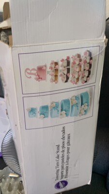 New Wilton 6 Towering Tiers Wedding Party Cake Stand Decorating