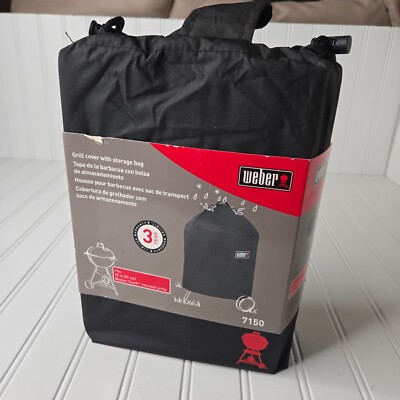 Weber 22 inch Premium Charcoal Grill Cover OEM Model 7150 Black