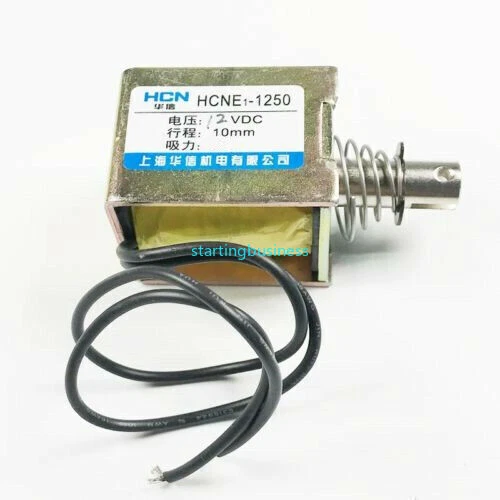 12V 24V Pull Hold/Release 10mm Stroke 90N Force Electromagnet Solenoid Actuator - Image 3 of 4