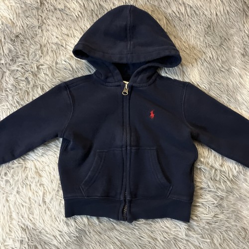 Polo Ralph Lauren Full Zip Hoodie Infant Boy’s Size 18M Red and Blue eBay