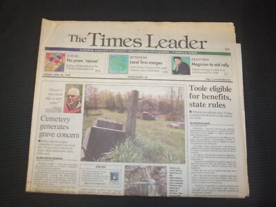 1998 APRIL 28 WILKES-BARRE TIMES LEADER-WIL TOOLE ELIGIBLE FOR BENEFITS- NP 7506