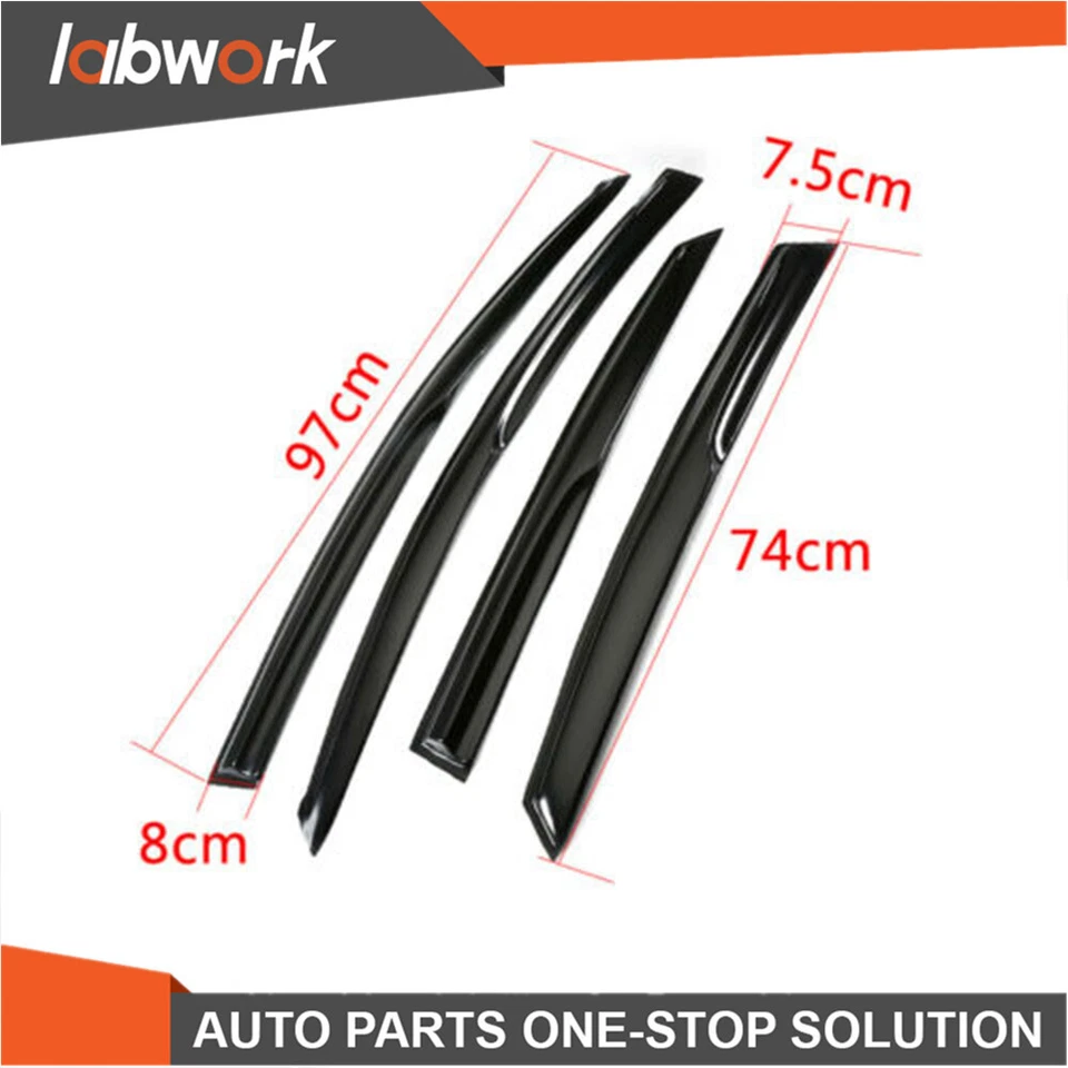 Лабораторный козырек на окно для 2013-2017 2018 Nissan Altima седан защита от дождя дефлектор - Изображение 4 из 4