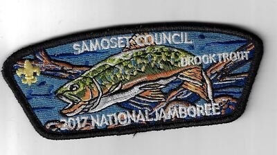2017 National Jamboree JSP Samoset Council Brooktrout BLK Border
